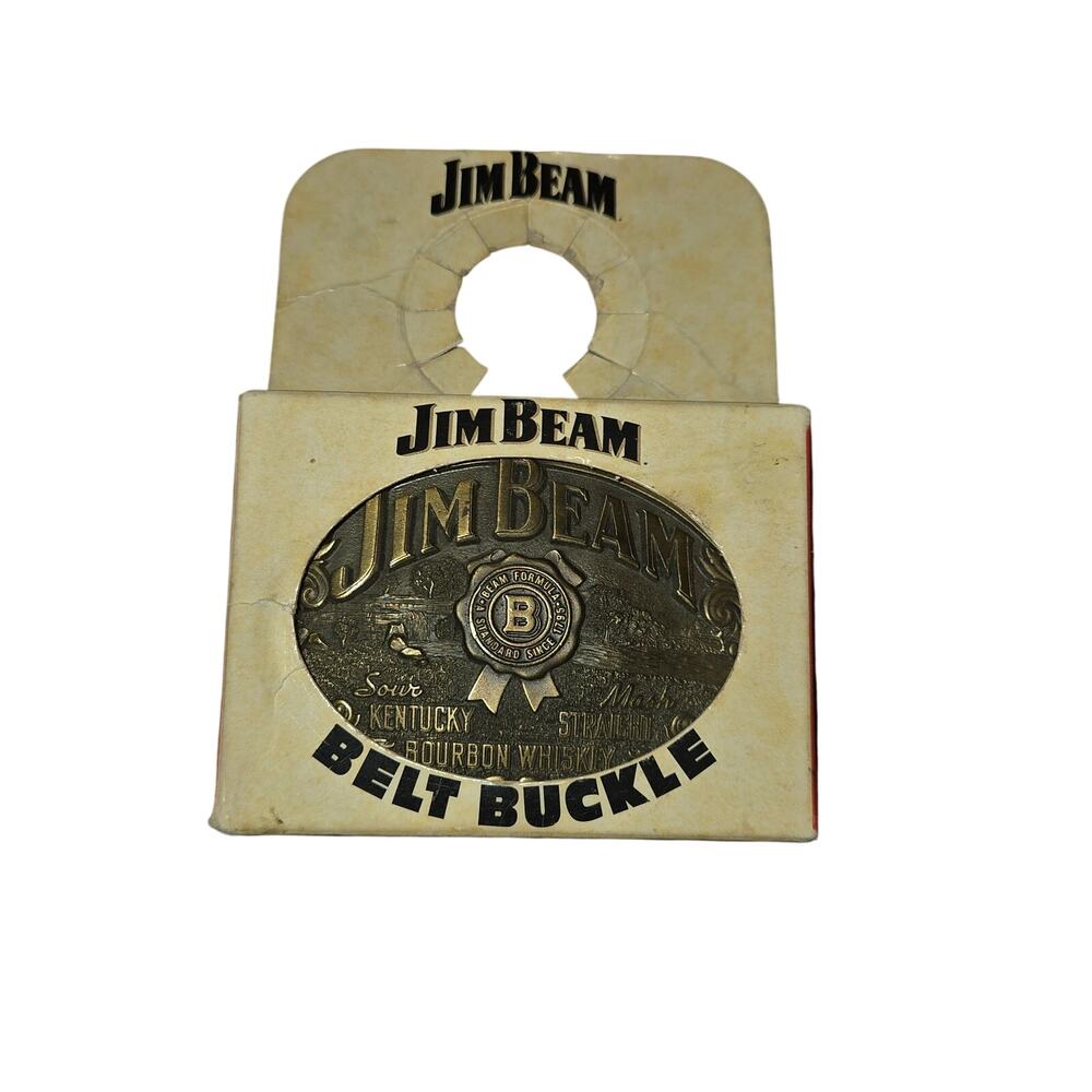 Vintage 1993 Jim Beam Limited Edition Belt Buckle